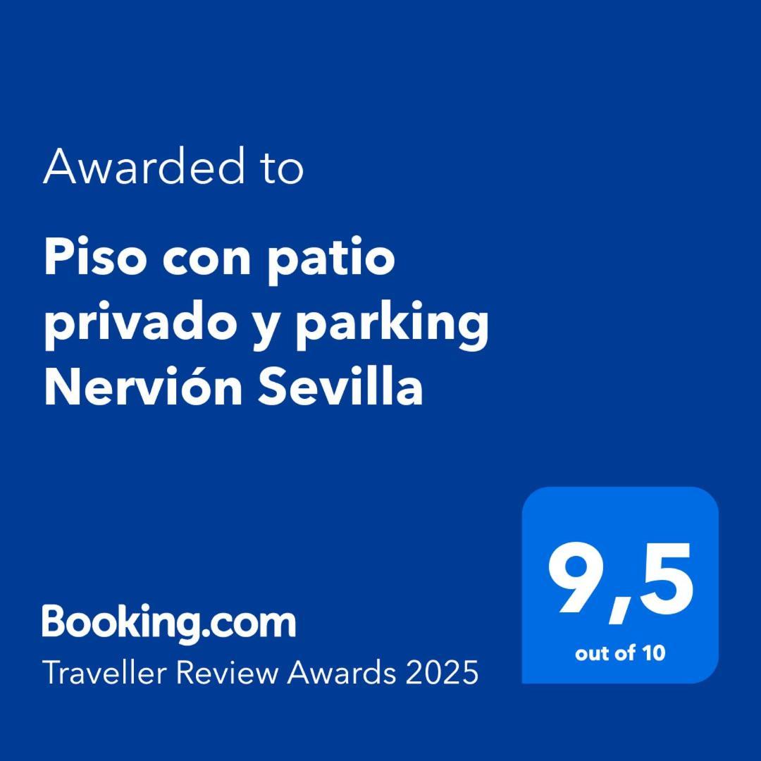 Piso Con Patio Privado Y Parking Nervion Sevilla Luaran gambar